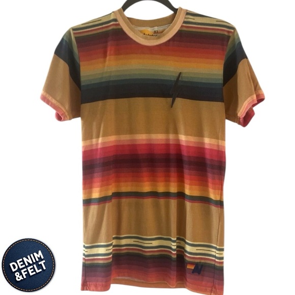 Aviator Nation Women’s Serape Boyfriend Tee/T-Shirt | LIKE NEW!! ⚡️🌈🔥 - Picture 1 of 6